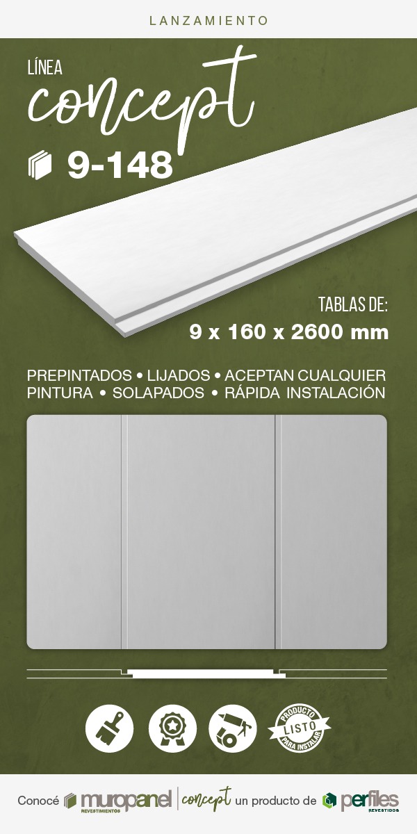 Imagen REVESTIMIENTO MDF PREPINTADO 9X160X2600/9-148