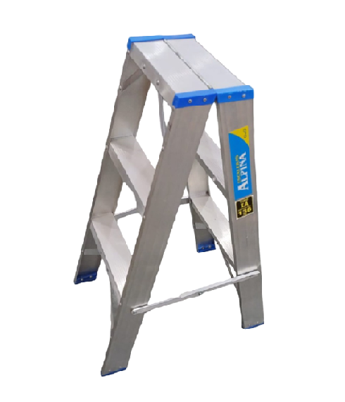 Imagen ESCALERA ALUM X3 ESCALONES DOBLE