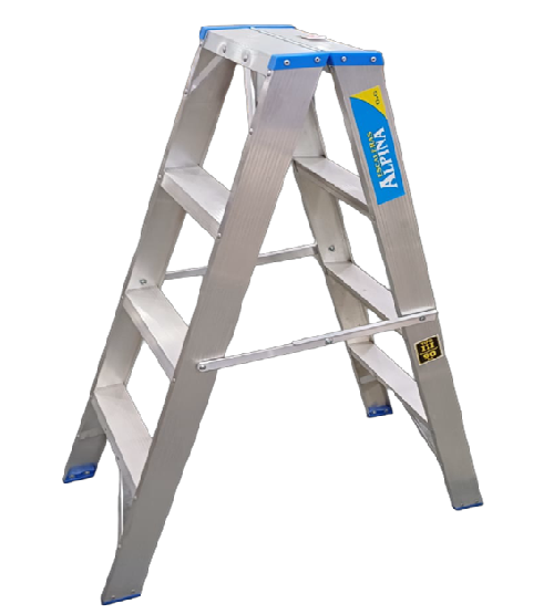 Imagen ESCALERA ALUM X4 ESCALONES DOBLE