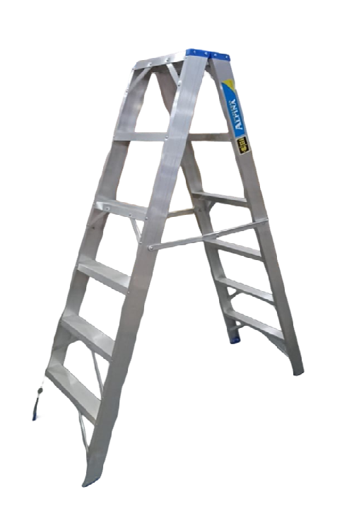 Imagen ESCALERA ALUM X6 ESCALONES DOBLE