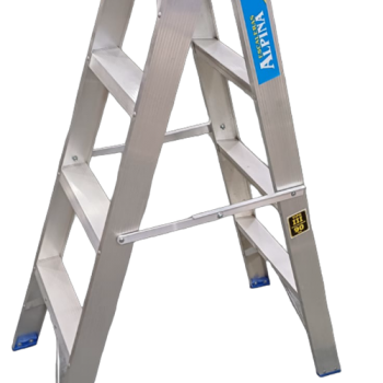 ESCALERA ALUM X4 ESCALONES DOBLE