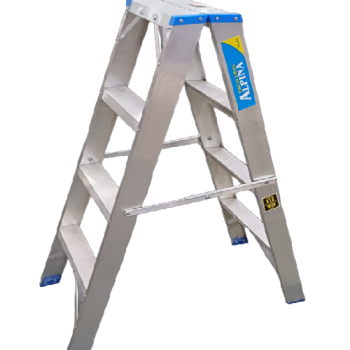 ESCALERA ALUM X4 ESCALONES DOBLE