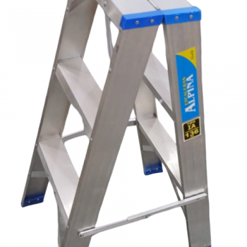 ESCALERA ALUM X3 ESCALONES REFORZADA DOBLE