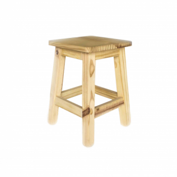 BANCO PINO PATA CUADRADA 045