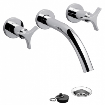 TRIADES 0203/C3 CR JUEGO LAVAT PARED