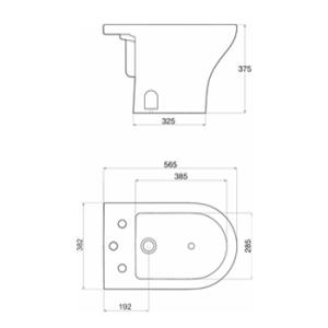 L.VENETO BTA1J B/BIDET 1AG FVA