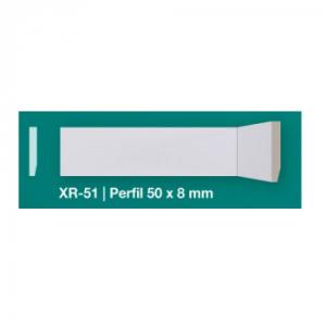 GUARDA PVC 8X50X2.40MT/XR-51 BLANCO