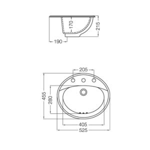 L.ARMONI. LO8F B/LAV.OVAL 3AG LO8F B