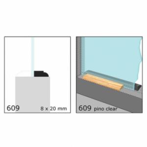 CLEAR CONTRAVIDRIO 1/2X1 N609