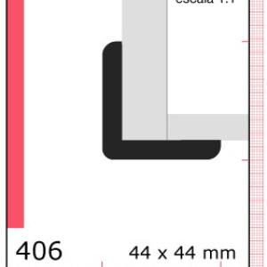 CLEAR ESQUIN.TIRA 2X2 N§ 406