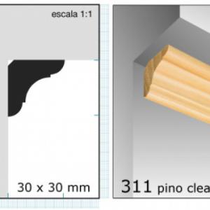 CLEAR RINCON 1.1/2"X1.1/2"N311