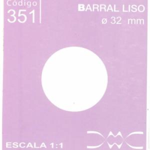 CLEAR BARRAL LISO X TIRA 1.1/2 N351