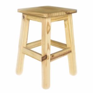 BANCO PINO PATA CUADRADA 075