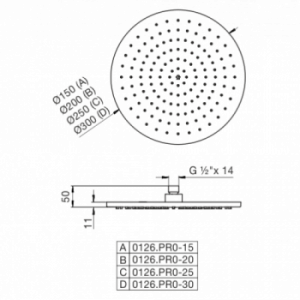 DUCHA ACCESOR. 0126.PRO-20 CR