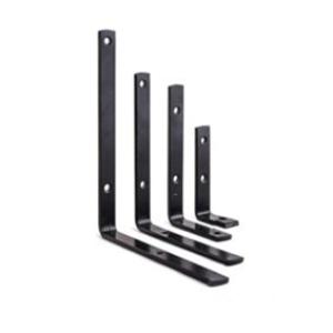 MENSULA DE HIERRO 20CM NEGRO