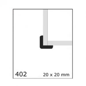 CLEAR ESQUIN.TIRA 1.1/2X1.1/2 N402