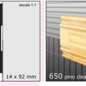 CLEAR GUARDA.3/4"TIRA 3/4X4 N650
